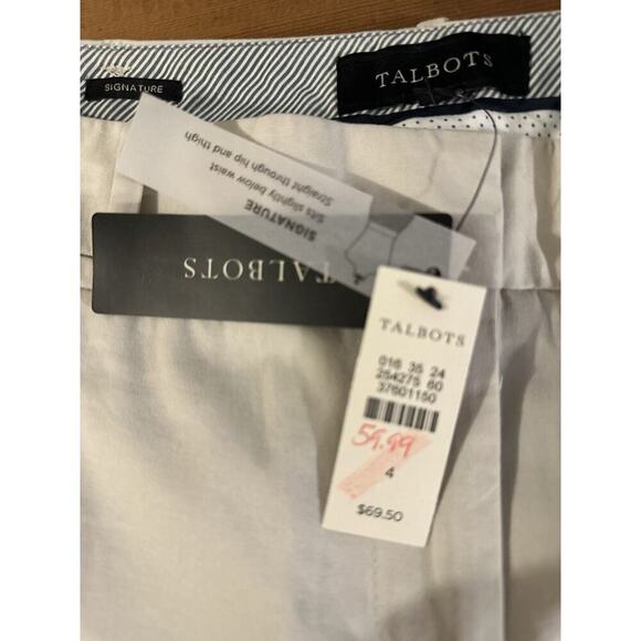 Talbots Signature High Waisted Pants Women Sz 4 Officecore Business Professional - Picture 6 of 8